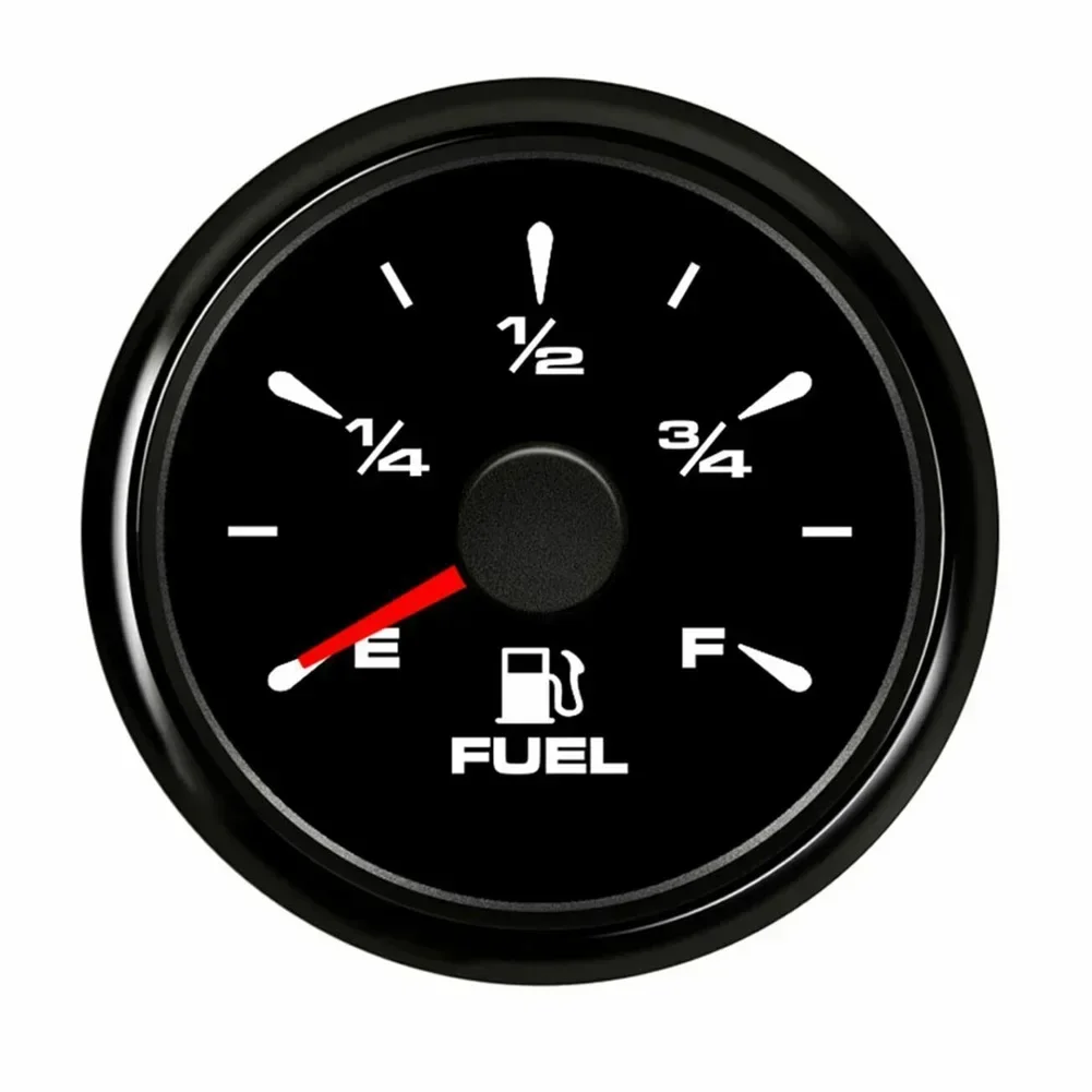 Modern Car Fuel Level Gauge, 2Inch 52mm, Wide Working Voltage, Adjustable Backlight Color, 7 Colors LED Display