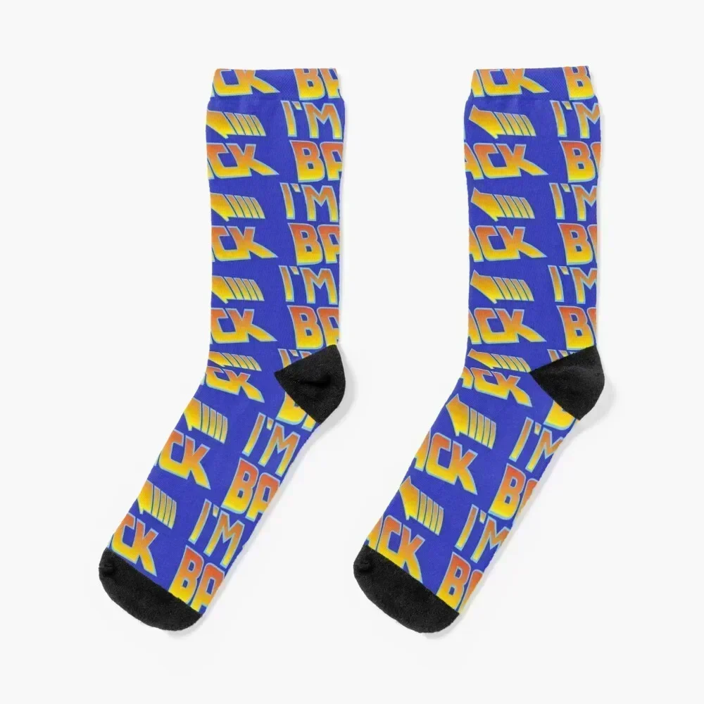 I'M BACK Socks Run set floral gym Socks Man Women's