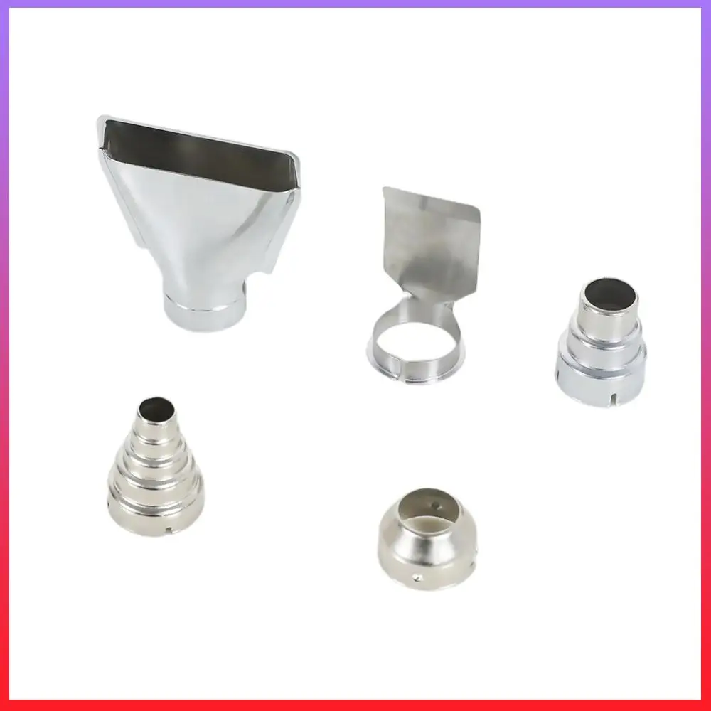 

5 шт. термостойких насадок для термофена, диаметр 35 мм, отражательная насадка из нержавеющей стали для паяльной станции, термовоздуходувки