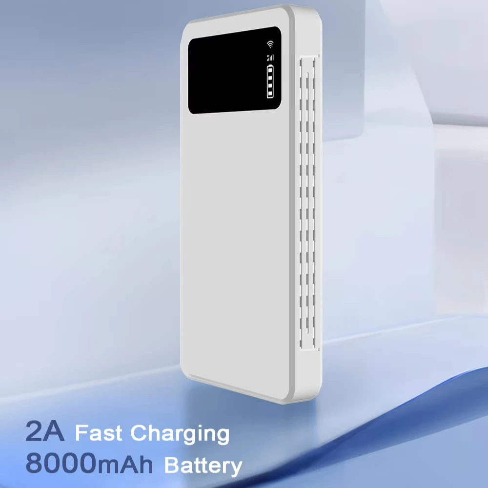 

Портативный беспроводной маршрутизатор JIMI 8000 мАч для улицы 4G с SIM-картой VPN и функцией брандмауэра Макс. Скорость передачи данных локальной сети 300 Мбит/с