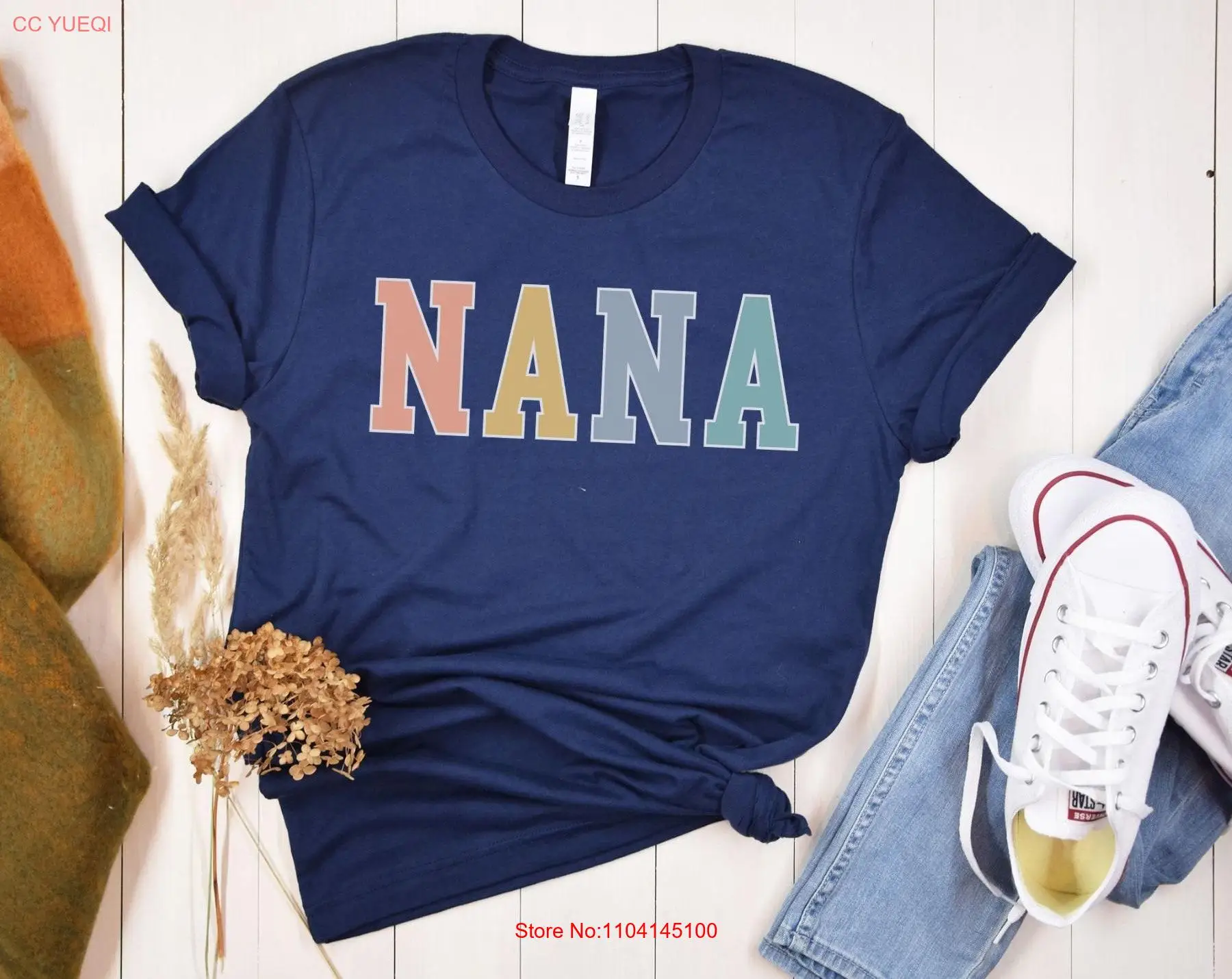 Nana T Shirt Grandma Pregnancy AnnouncemenT For New Christmas Mothers Day long or short sleeves