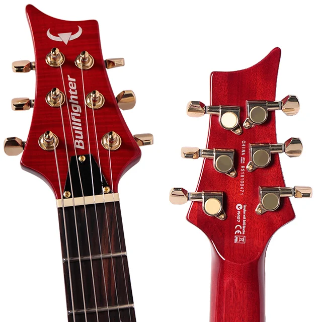 Bullfighter B-180 electric guitar wholesale high quality Solid body Stringed Instrument cheap 6 string electric guitar