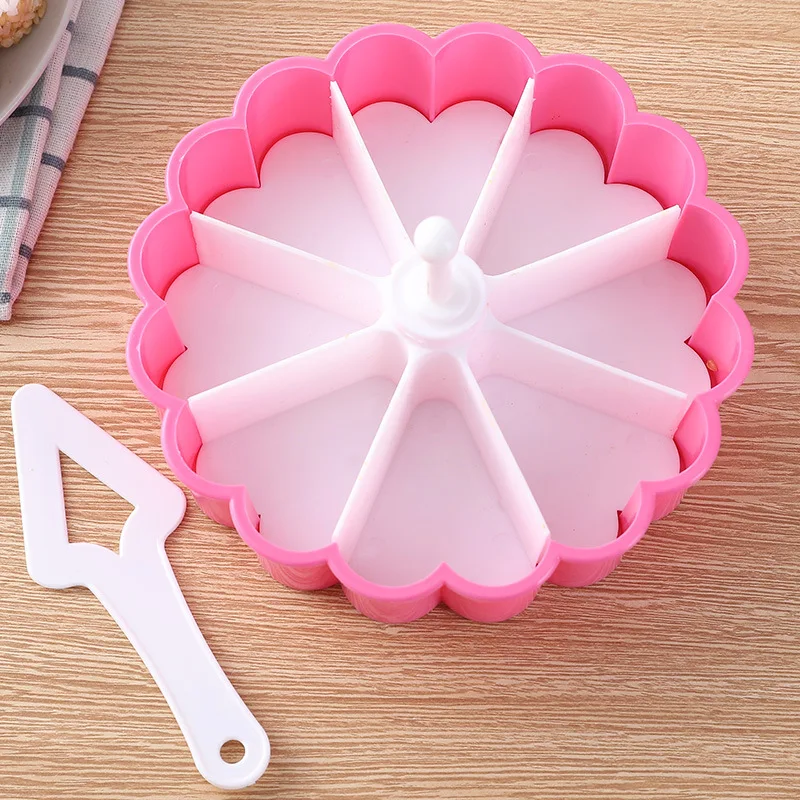

Creative Sushi Maker Cake Pan Mould Suits DIY Rice Mold Kitchen Sushi Roll Mold Tools Set Jelly Pudding Rolls Easy Made