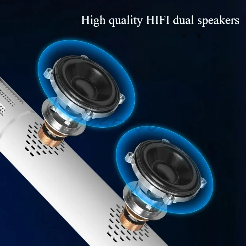 New K20 Bluetooth Speaker Wireless Live Broadcast Microphone Integrated Mobile Phone Karaoke Large Capacity Battery image 3