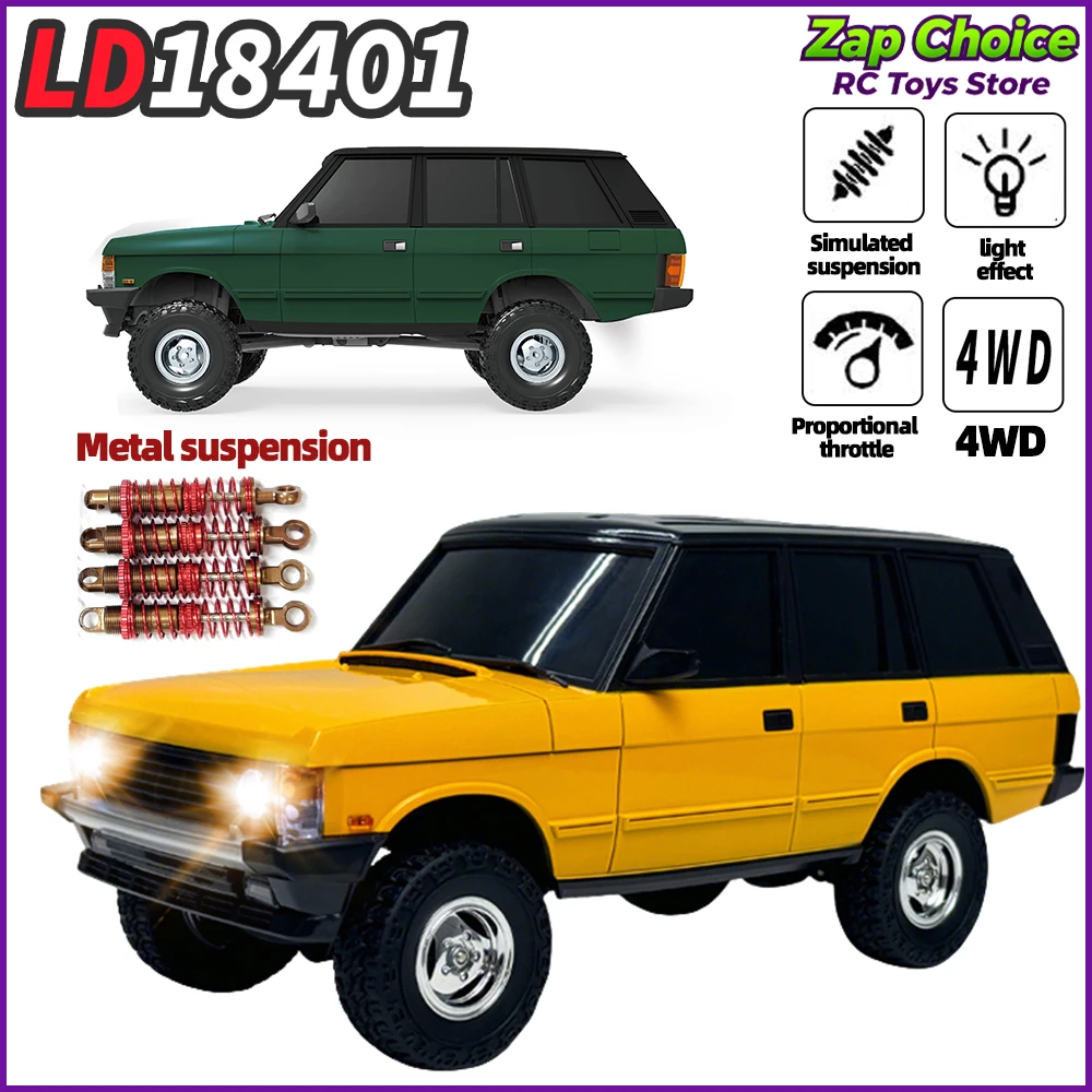 

Радиоуправляемый внедорожник LDRC LD18401 1/18 4WD, 2.4G, полнопропорциональное управление, модель для скалолазания, со светодиодами, RTR, игрушка-подарок для детей и взрослых