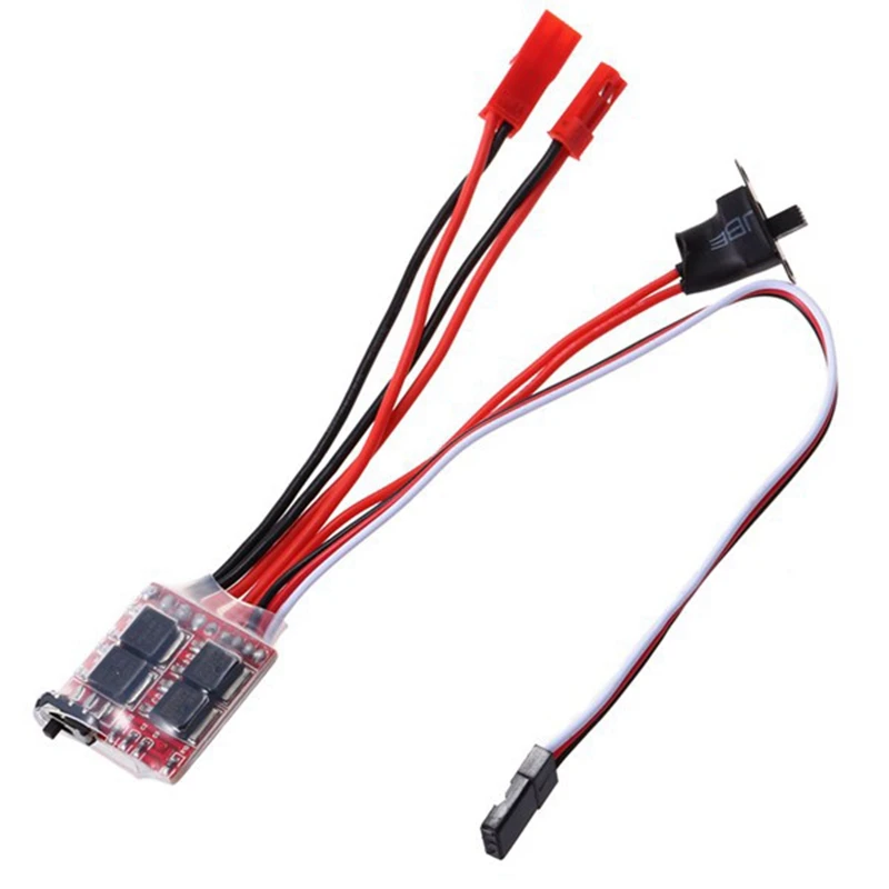 30a mini escovado esc escovado controlador de velocidade eletrônico para carro rc para controlador barco carro proto tanque superior regulador