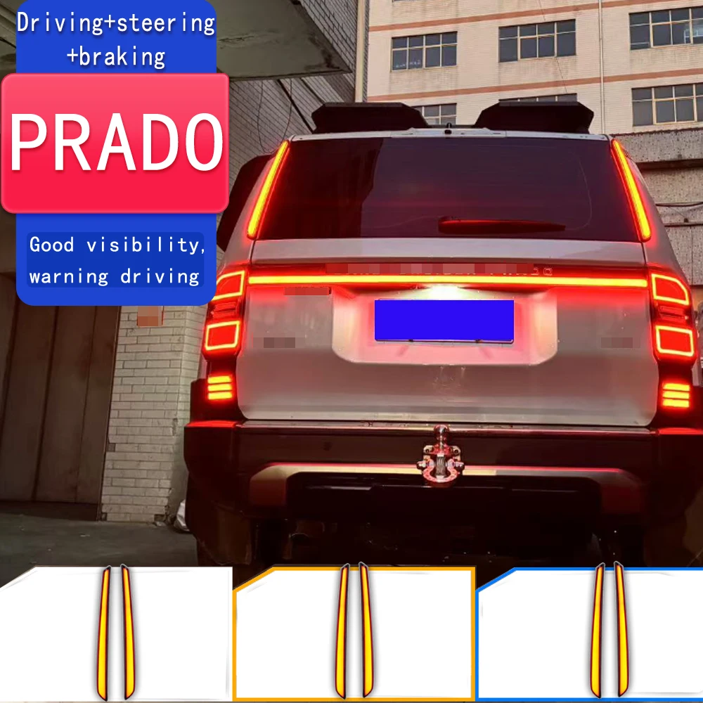 

Светодиодный фонарь бампера, задний противотуманный фонарь, стоп-сигнал, динамический указатель поворота, фонарь для Toyota Land Cruiser 250 Prado Lc250 2024 2025