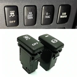 1PC LED Light Switch For Toyota FJ CRUISER Prado 120 LC100 Modification ABS TRAC OFF Power On Off Button Switch With Wire