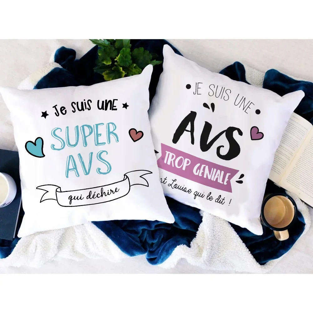 

Super AVS Printed Pillow Cases School Decor Cushion Cover Appreciation Pillowcase Thank You Class Summer Graduation Gift To AVS