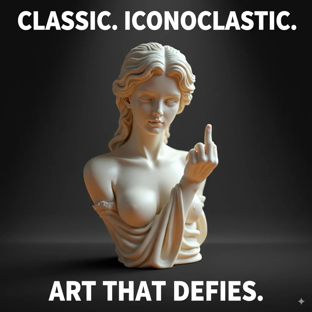 

Funny Greek Goddess Statue Halloween 3D Resin Sculpture Home Decor Unique Cultural Artwork For Living Room And Office Display