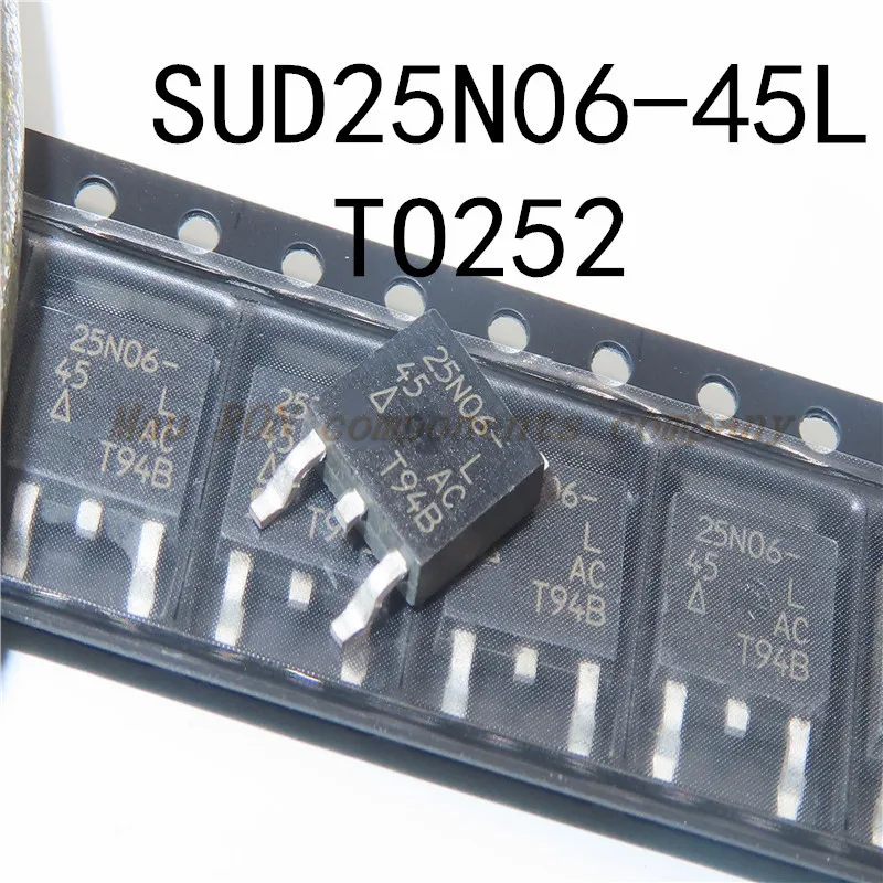 5PCS/LOT  25N06-45  SUD25N06-45L  TO252 TO-252  New original  In Stock