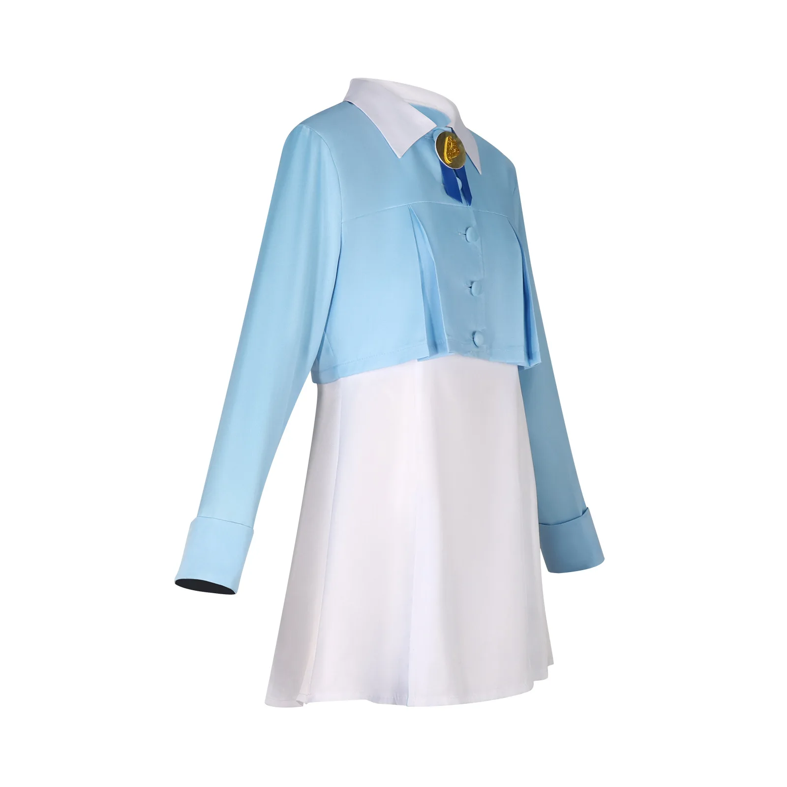 Anime Cardcaptor Sakura Kinomoto Sakura Cosplay Costume wig Blue White Uniform Wig Halloween Party For Women Daily Skirt