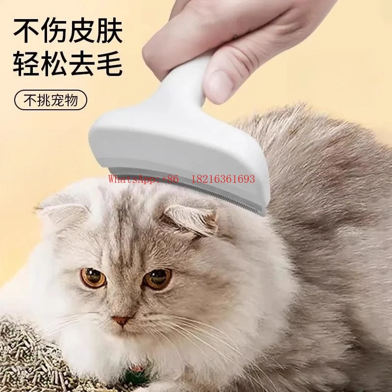 Pet Hair Removal Comb, Long and Short Hair Cleaner for Cats and Dogs
