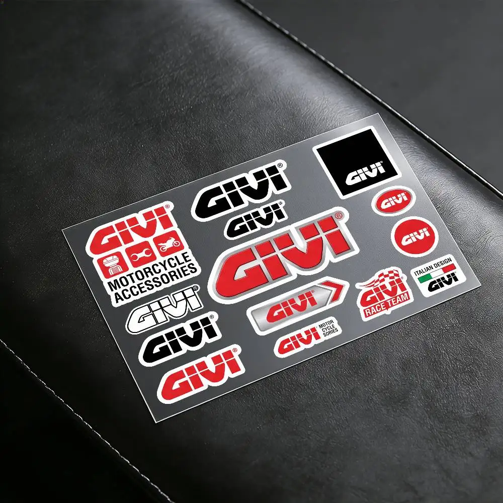 

For GIVI Reflective Motorcycle Stickers, 3M Safety Warning At Night In The Dark Scooter Helmets