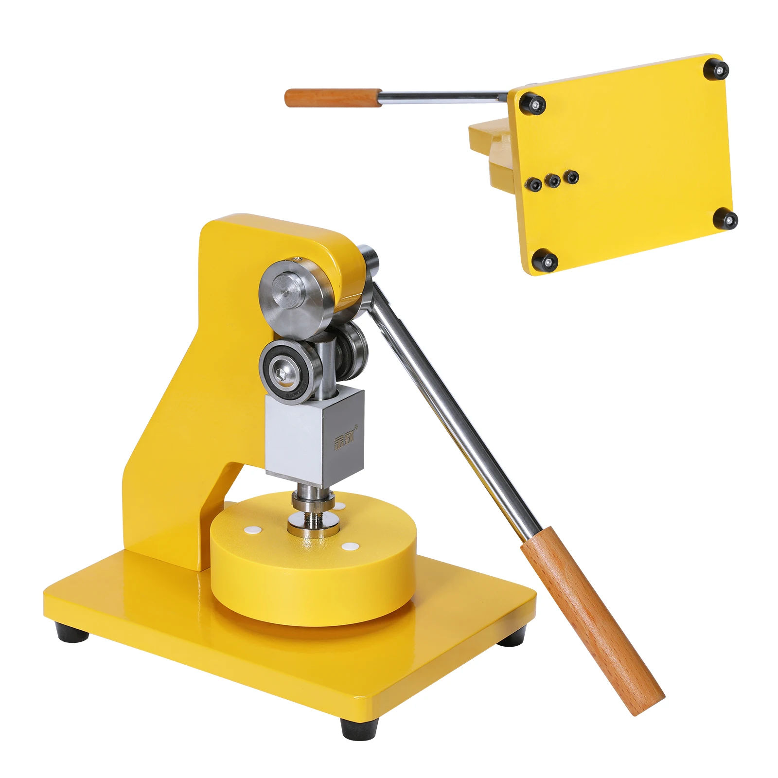 

Round Sample GSM Cut Machine 90x8MM Leathercraft Cutting Machine Carbon Steel for Stickers Rubber Sheets Film Paper PVC/EVA Foam