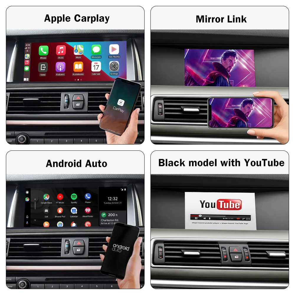 Picture 4: Wireless CarPlay For BMW 5 Series F10 F11 F07 GT 7 Series F01 F02 F03 F04 CIC NBT EVO Android Auto Mirror Link AirPlay Car Play