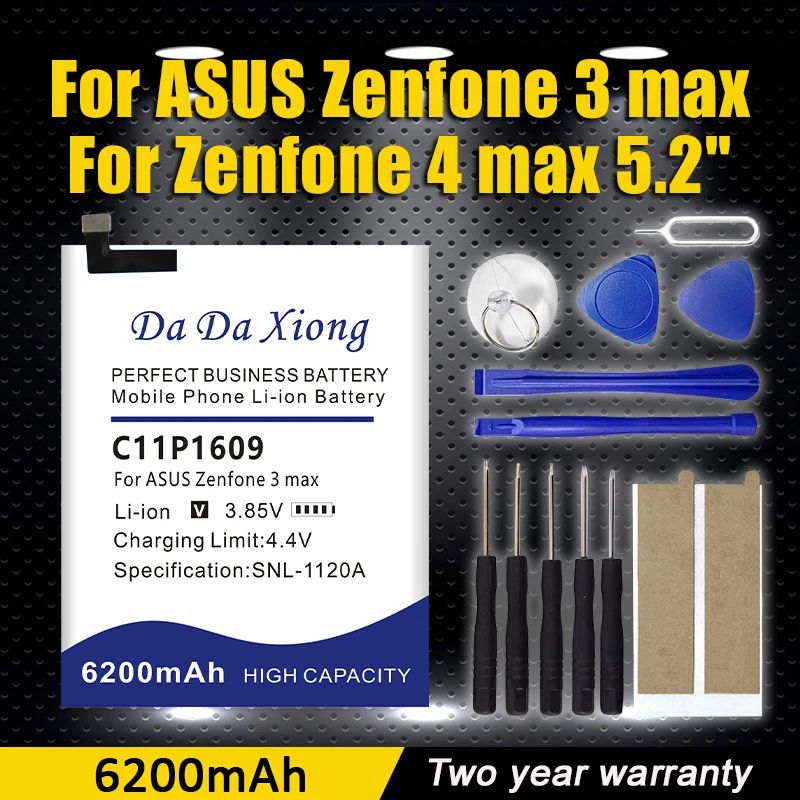 High Capacity C11P1609 Battery For ASUS Zenfone 3 max 5.5