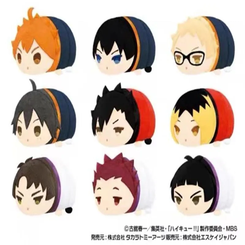 6cm Mini Mochi Mascot Stuffed Haikyuu!! Vol.1 Plush Doll Pendant Cotton Cute Bag Pendants Toys