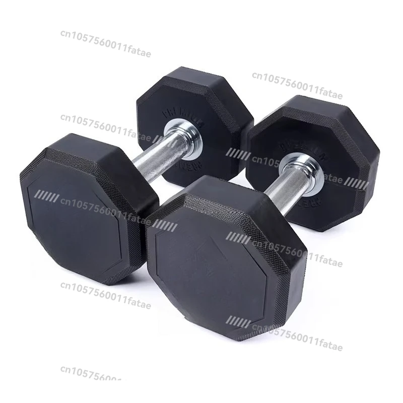 Dumbbell Household Rubber Dumbbell Odorless and Drop-resistant Fitness Barbell Small Barbell Dumbbell Package