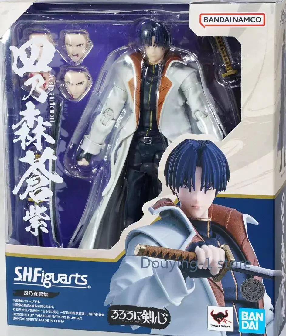 

В наличии оригинальная новая фигурка Bandai SHF Rurouni Kenshin Shinomori Himura Kenshin Aoshi Meiji's Swordsman, Коллекционная модель