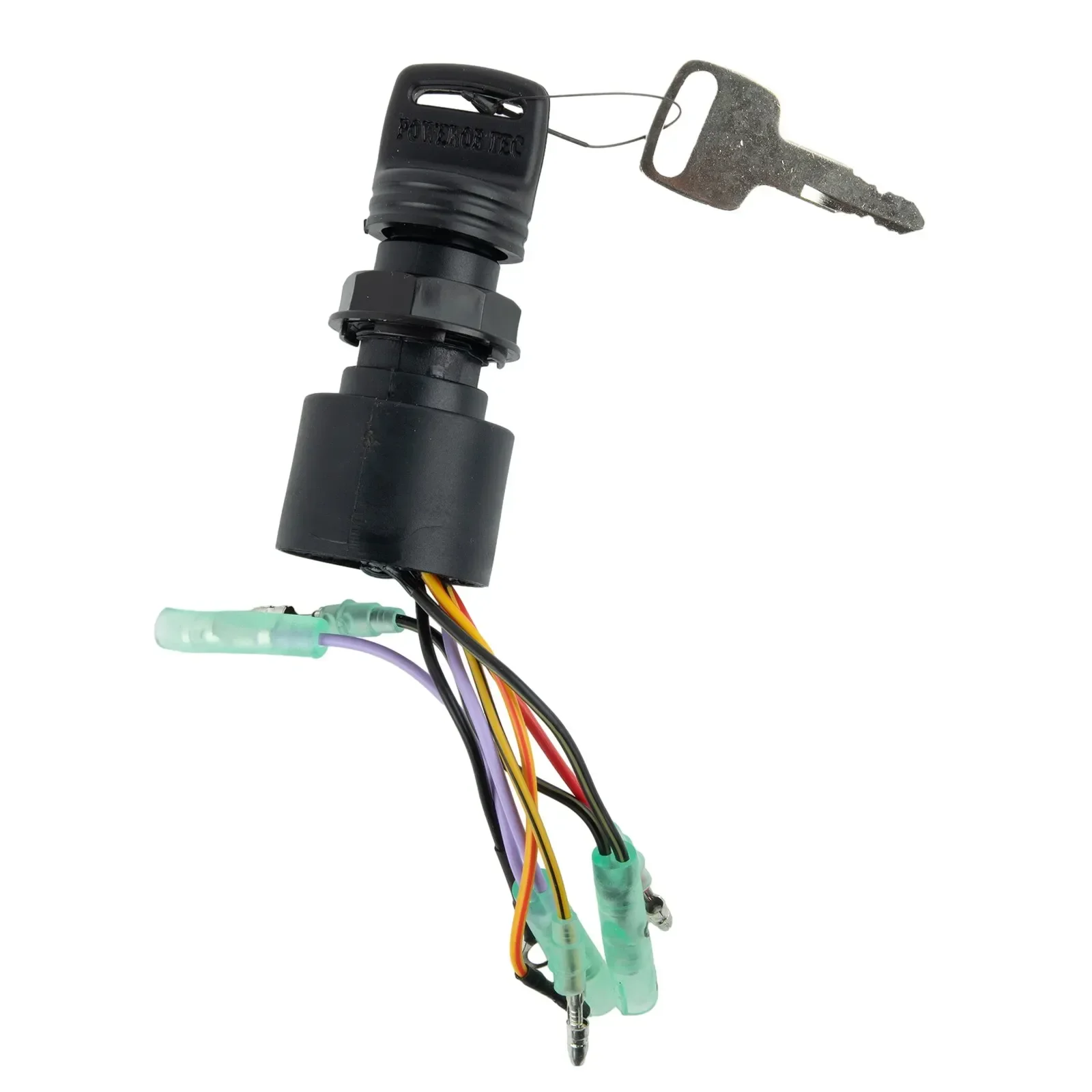 Boat Engine Ignition Key Switch For Outboard Motors 3 Pos 87-17009A5 Plastic + Metal Replacement Part Boat Accessories