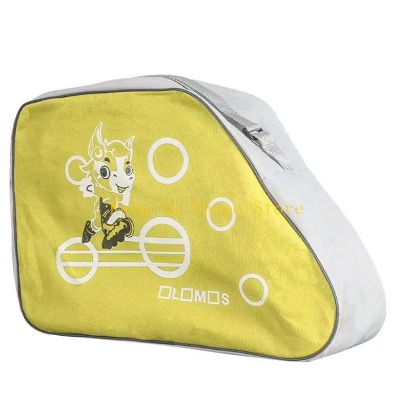 U1JC Large Capacity Outdoor Sports Skates Handbag Portable Roller Skates Storage Bag Skate Shoe Collection Carrying Supplies