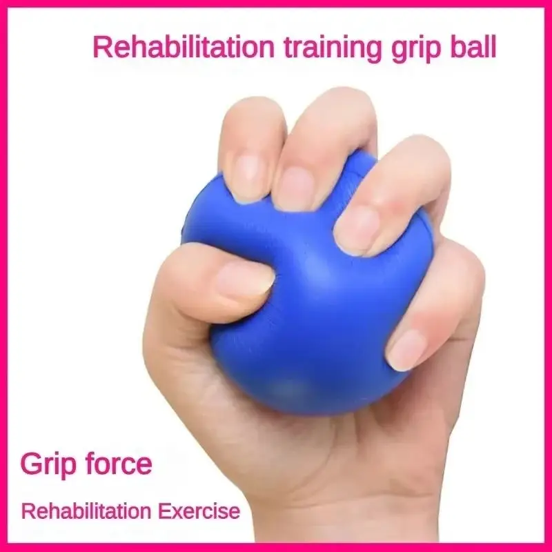 High-quality hand exercise ball, grip-strengthening massage ball, round foam grip ball, adult rehabilitation training accessory