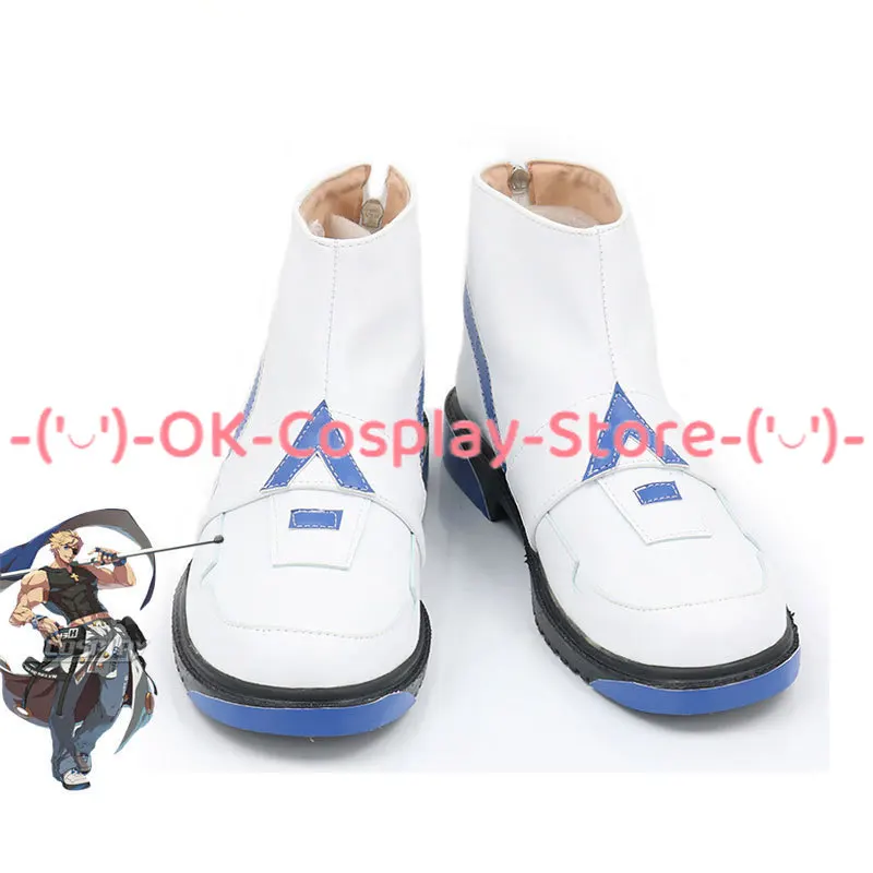 

Sin Kiske Cosplay Shoes Game Guilty Gear Cosplay Props PU Shoes Halloween Carnival Boots Custom Made