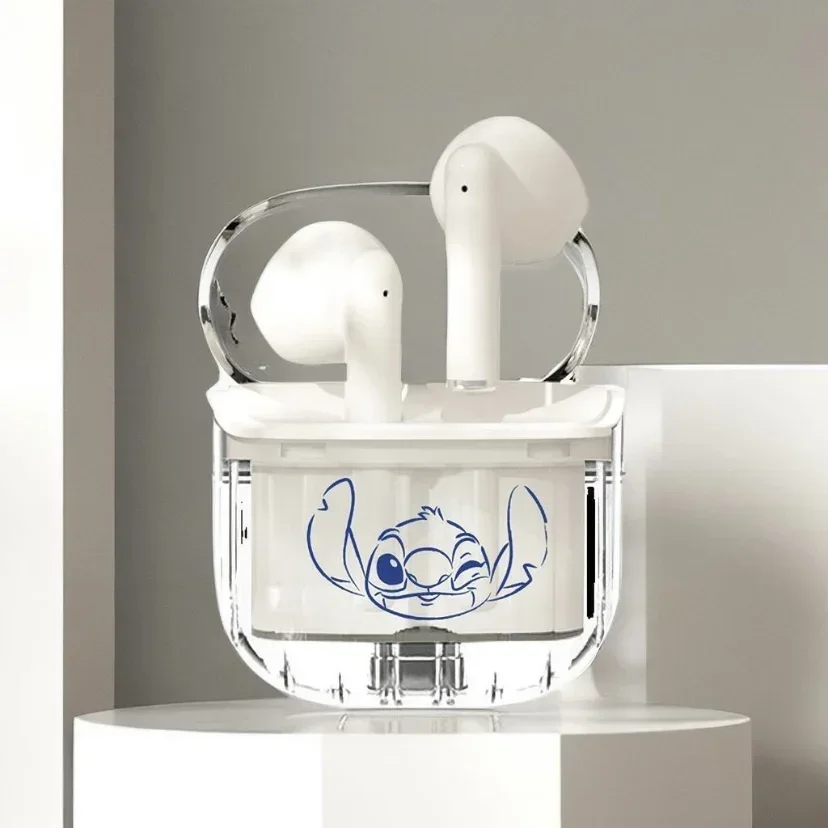 Stitch Bluetooth Earbuds Disney Original Wireless Earphones Bluetooth HiFi Sound Headsets Smart Touch Low Latency Long Endurance image 2