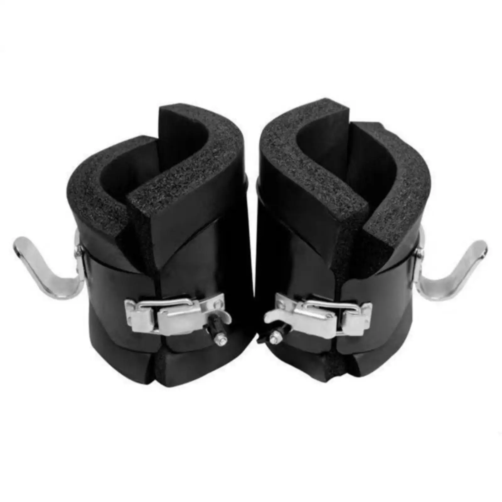 Foam Lined Ankle Cuffs Inversion Strap with 2 Meter Helper Rope for Secure Hanging Exercise Training