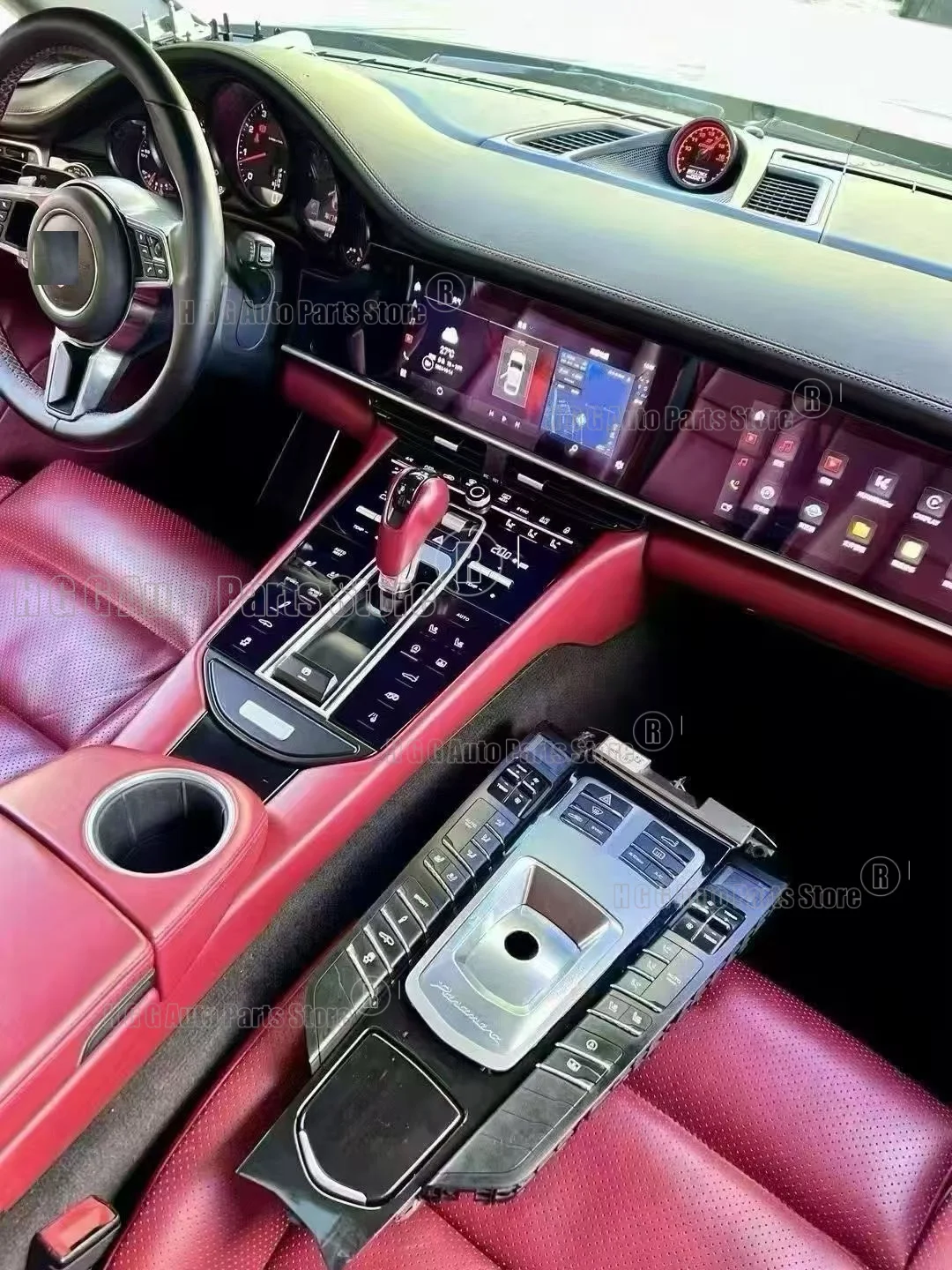 

Car Digital Console Front AC Panel For Porsche Panamera 2010 2011 2012 2013-2016 Full Touch 2024 Style Multimedia Player Control