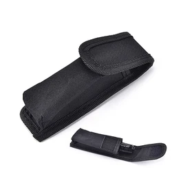 Waist Belt Hunting Bag Flashlight Pouch LED Flashlight Holster Torch Pouch 14cm Outdoor Tactical Tool