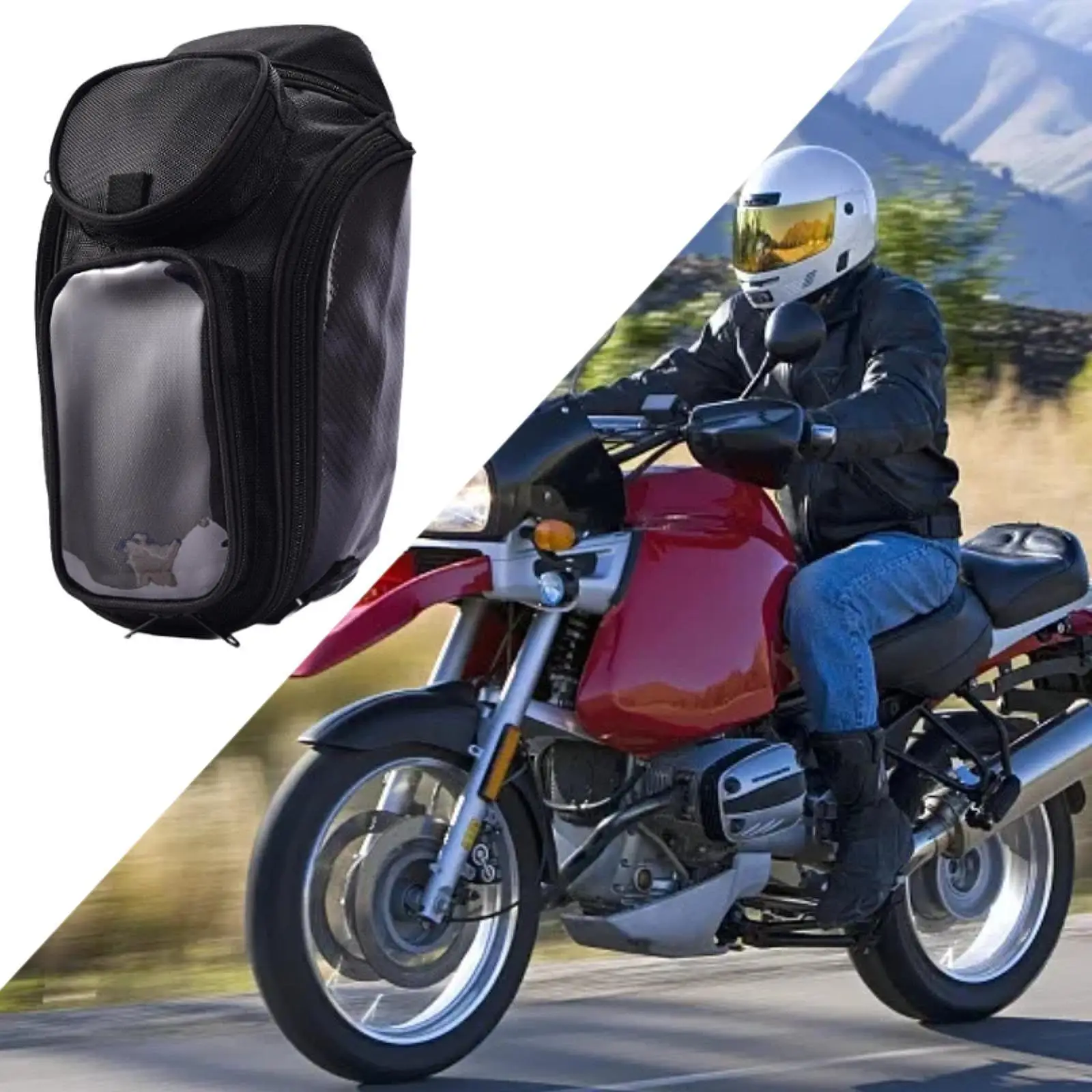 Motorcycle Fuel Tank Bag Practical Large Capacity Universal Navigation Pouch