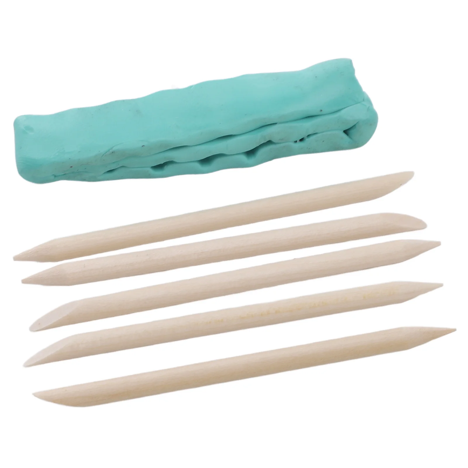 Watch Repairing Cleansing Clay Dirts Grease Removal with 5 Assist Sticks for Watch Plates Bridges Dials Hands Watch Cleaner Clay