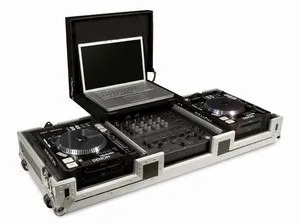 

Customized Pioneer CDJ100 + 1SH-MZ1200 DJ case/disc case/turntable case, aviation case