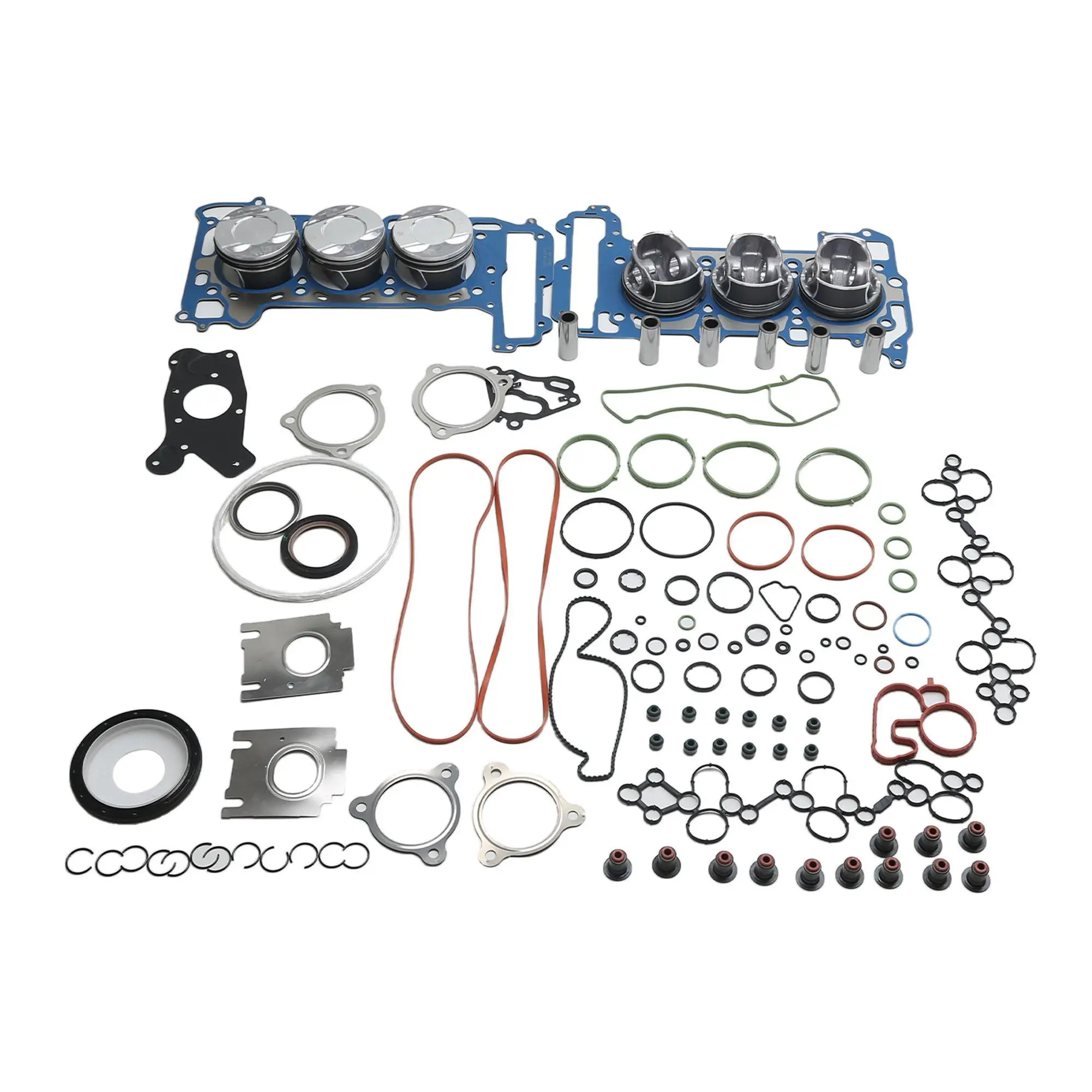 EA839 3.0T Engine repair kit Engine Overhaul Rebuild Pistons Gasket Seals Kit For Audi S4 S5 B9 A6 C8 A7  VW Touareg Porsche