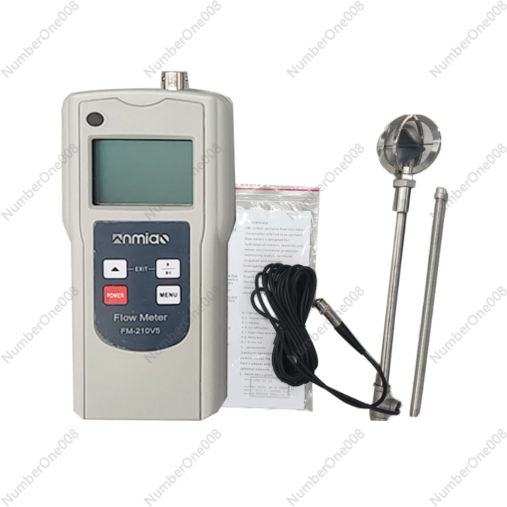 

Portable current meter FM-210V5 digital current meter open channel channel field irrigation flowmeter