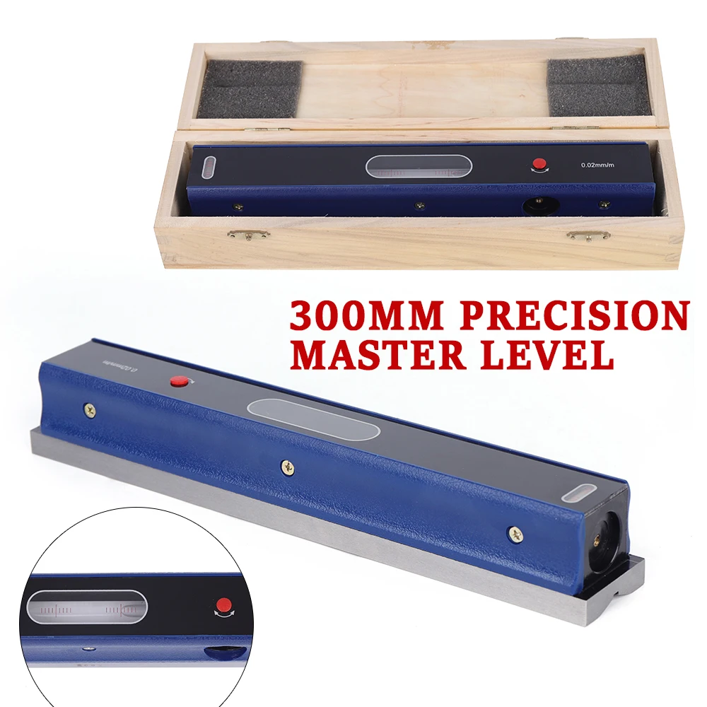 

12" Precision Master Level Bar Level 0.02mm/m Accuracy For Machinist Tool Accuracy 300mm