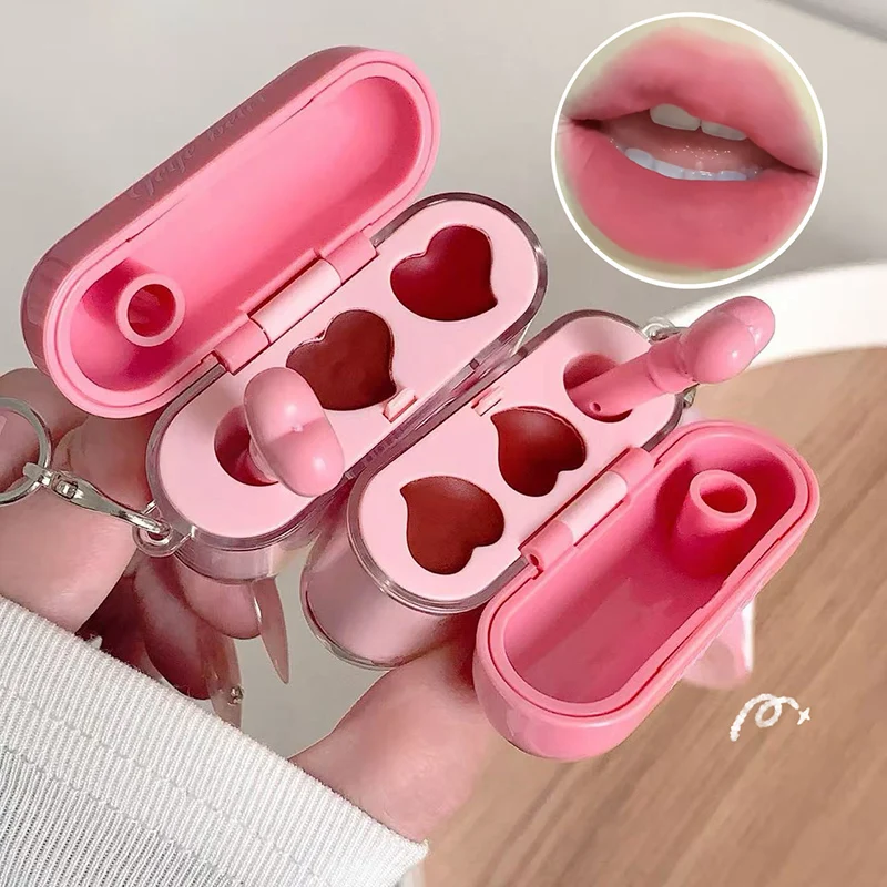 Gege Bear Mud Lip Tint Matte Velvet Waterproof Long Lasting Non-Stick Cup Korean Low Saturation Daily Wear Student Affordable Li