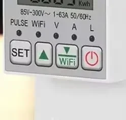 

WiFi Smarts Energy Meter With Kilowatt-Hour Metering Switch And Voltage And Current Leakage Protection, App Remote Control