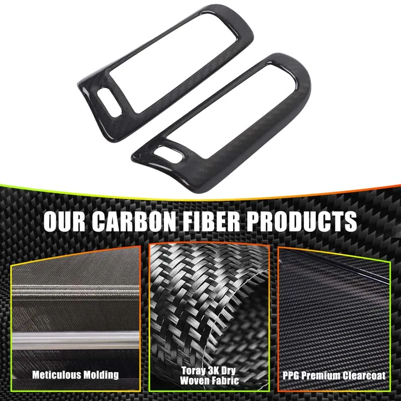 

Real Carbon Fiber For Mercedes Benz G-Class W464 W465 2019-2025+Car B-pillar air outlet frame decorative sticker car accessories