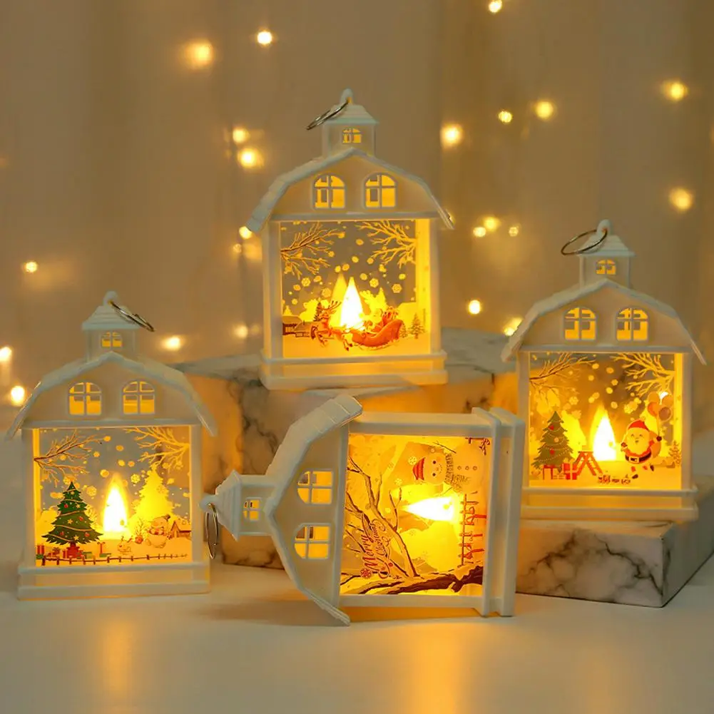 

Christmas Decorations Christmas Ornaments Festive Led Window Hangings Christmas House Wind Lights with Snowman for Decoration