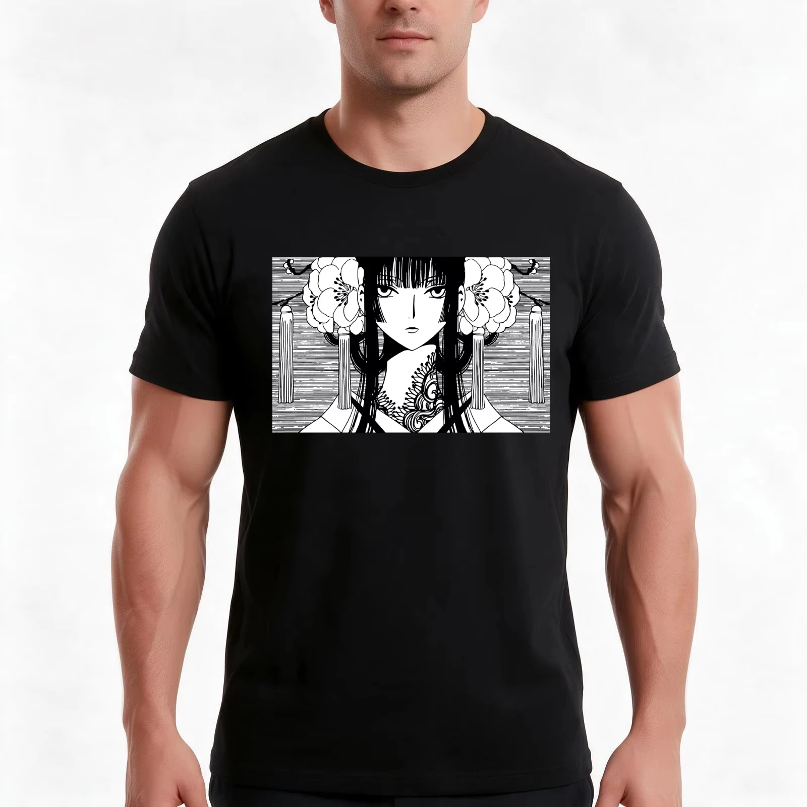 xXxHolic Yuuko Ichihara Graphic T-Shirt Summer Casual Cotton Tee Oversized Streetwear Vintage Print Unisex Men Women Tops