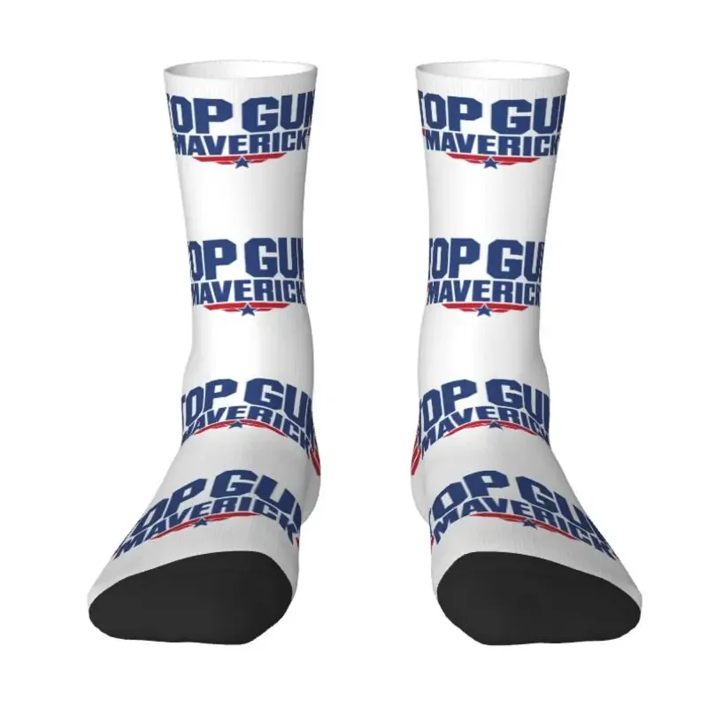 Top Gun Maverick Men's Crew Socks Unisex Cute Tom Cruise Film Spring Summer Autumn Winter Dress Socks