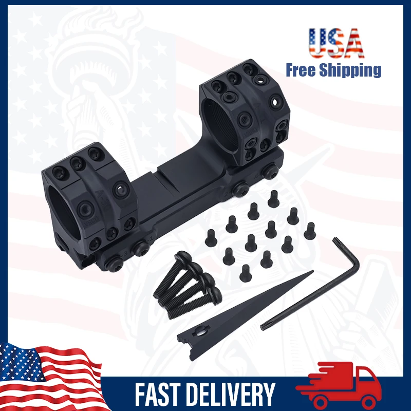 

30mm Tube SP-3002 Solid 0MIL 0MOA Scope Mount 1.5inch Height Surfaces US STOCK