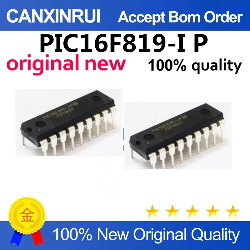 (5-100piezas)PIC16F819-I/P DIP-18 Automotive Instrumentation Micro Chip Original Imported