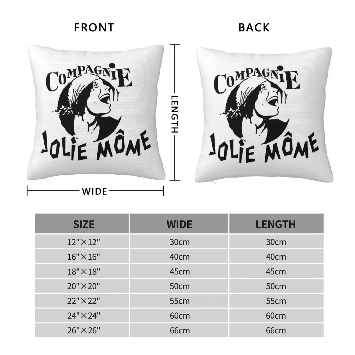 Compagnie Jolie Mﾴme Square Pillowcase Polyester Linen Velvet Printed Zip Decor Throw Pillow Case Bed Cushion Case 18