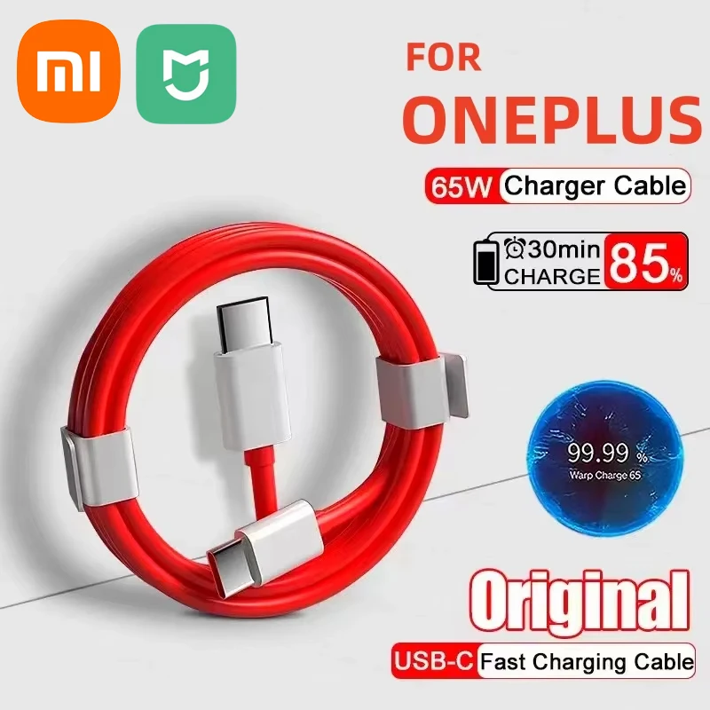 Xiaomi For Oneplus 80W SUPERVOOC 2.0 Fast Charger Cable USB Type C 8A For Oneplus 11 11R 10R Nord 3 CE3 N30 2T 10 PRO Ace 2 2V