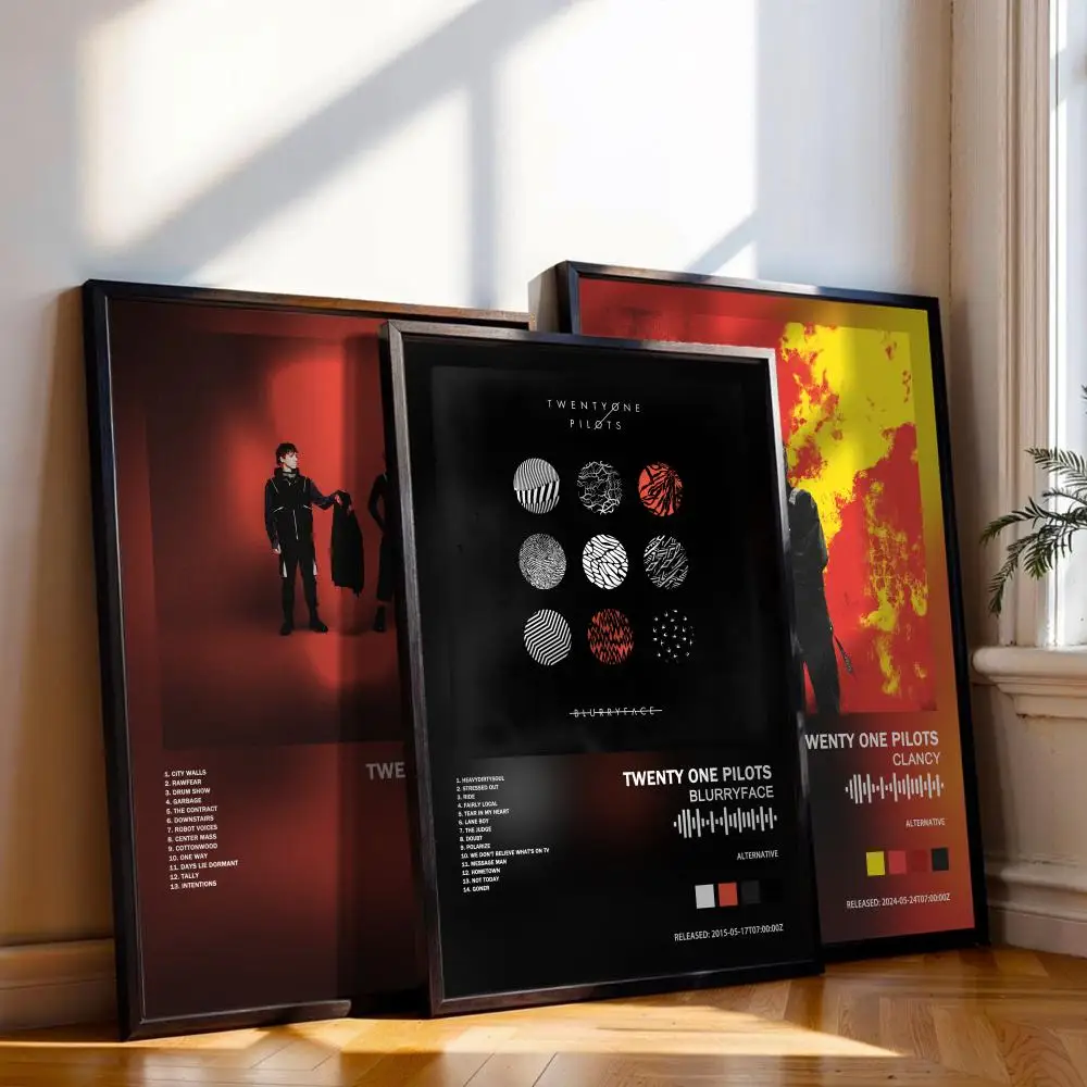 T-Twentys One P-Pilots Poster Musik Album Cover für Zimmer Leinwand Malerei Druck Kunst Home Wand Dekor Bild Geschenk