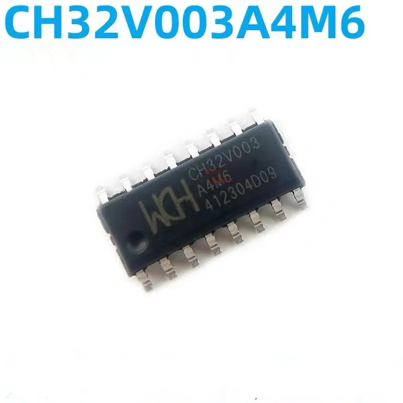 50Pcs/Lot 100% New CH32V003 CH32V003J4M6 CH32V003A4M6 CH32V003F4P6 CH32V003F4U6 Industrial-grade MCU System Frequency 48MHz